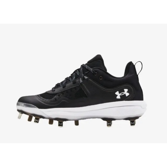 Under Armour Womens Glyde MT Fastpitch Softball Cleats Metal -  3024328 Size 6.5 - Picture 2 of 4